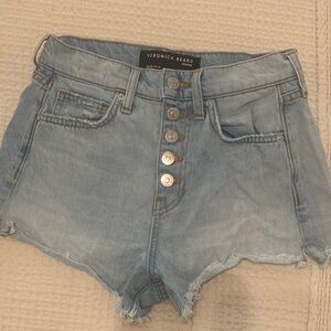 Veronica Beard Timi Short High Rise Jean Shorts